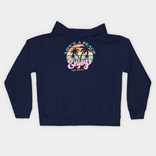 Vintage Surf funny Kids Hoodie